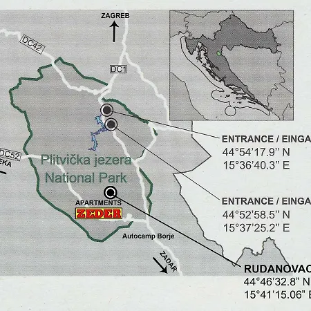 Apartmani Zeder Plitvicka Jezera Rudanovac Exterior photo